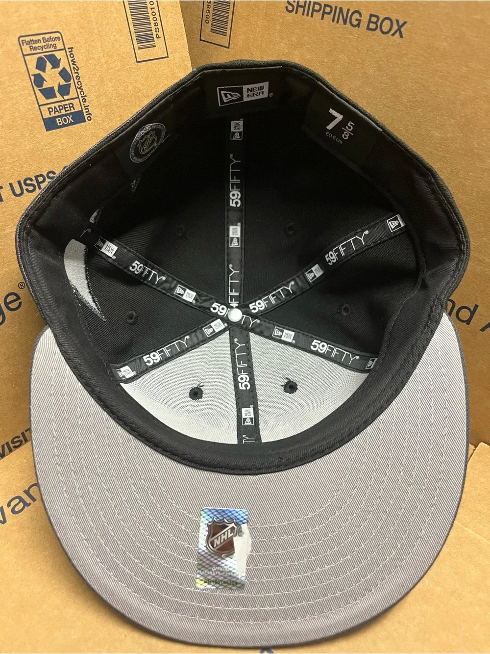 New York Rangers New Era Black Spikes 59FIFTY Fitted